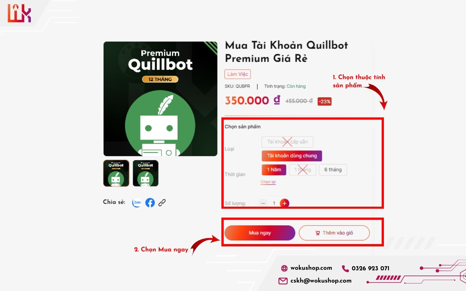 Mua gói Quillbot Premium – Trải nghiệm viết không giới hạn