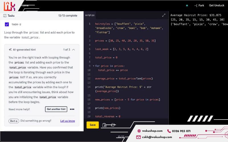 Codecademy Pro – đa dạng khóa học, rèn luyện kỹ năng lập trình toàn diện