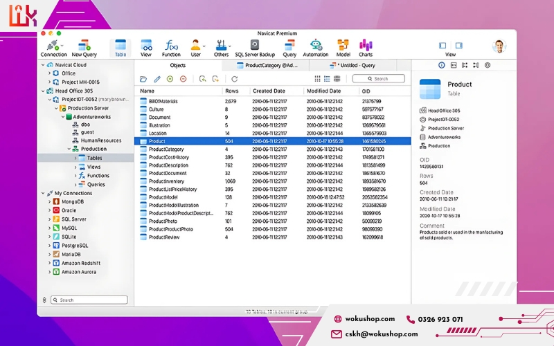 Quản lý dữ liệu hiệu quả với Navicat Premium