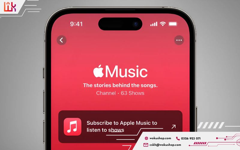 nâng cấp tài khoản Apple Music chính chủ 12 tháng để sở hữu thư viện âm nhạc phong phú