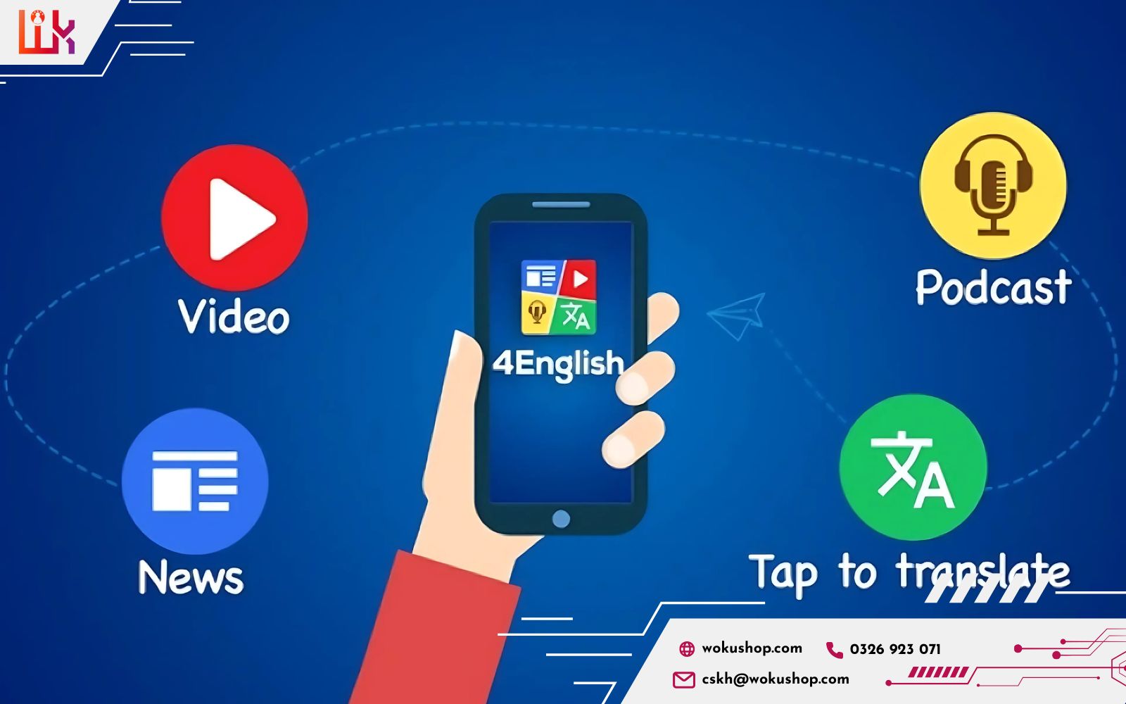 4English Lifetime – Hỗ trợ tra từ điển, lưu từ vựng, nâng cao kỹ năng tiếng Anh