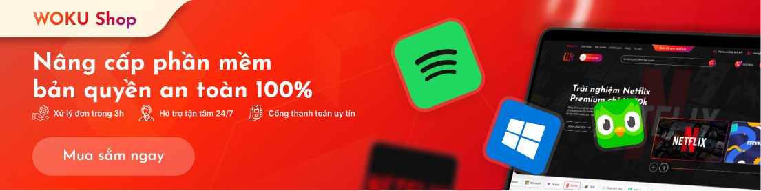 Trải nghiệm Spotify Premium không lo chi phí với Woku Shop