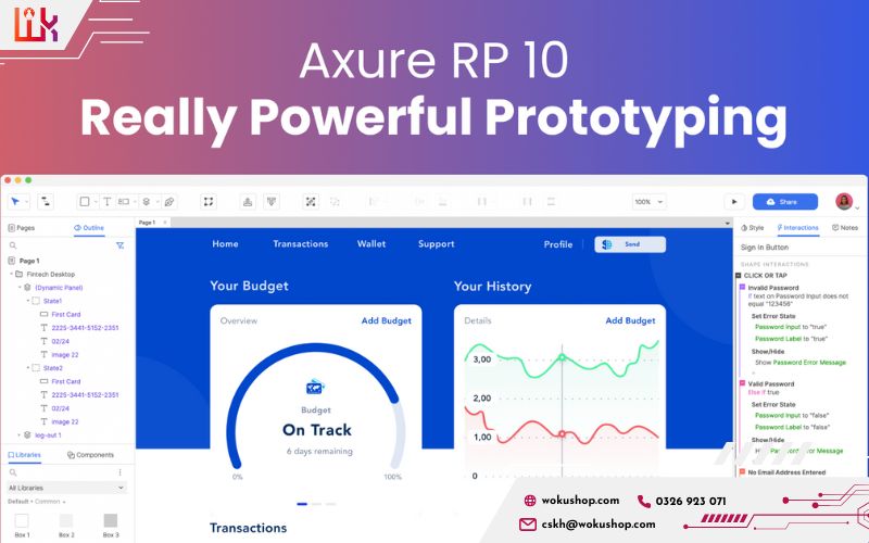 Axure RP – Đơn giản hóa thiết kế tương tác, không cần kỹ năng mã hóa