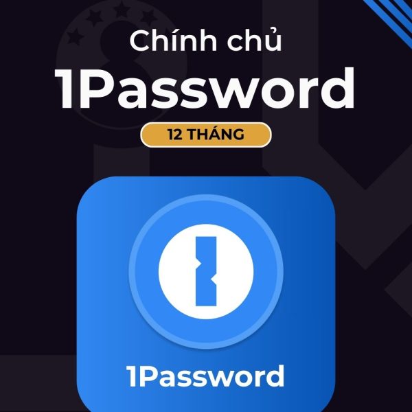 Tài khoản 1Password giá tốt uy tín